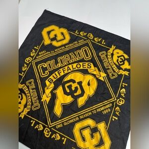 1989 COLORADO BUFFALOES ONE GLORIOUS SEASON TO REMEMBER BANDANA
